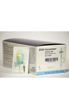 BD - KELEBEK SET MAVİ 23G X 3/4" X 7" 0.6 X 19MM X 178MM REF:367284 - 25 ADET BD - KELEBEK SET MAVİ 23G X 3/4" X 7" 0.6 X 19MM X 178MM REF:367284 - 25 ADET