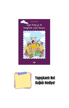 Suyun Rengi Ya Da Rengârenk Çiçek Bahçesi + Yapışkanlı Not Kağıdı