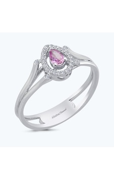 Altınbaş Pırlanta Mor Safir Damla Yüzük Mkm324s-14k Altınbaş Pırlanta Mor Safir Damla Yüzük Mkm324s-14k