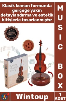 Müzikkutusu Dekoratif Nostaljik Melodik Estetik Ahşap Görünümlü Klasik Tasarım Hediyelik Music Box Müzikkutusu Dekoratif Nostaljik Melodik Estetik Ahşap Görünümlü Klasik Tasarım Hediyelik Music Box