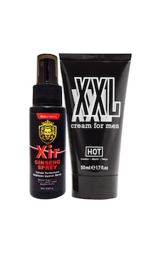 Xir Spray 60 ML + Hot XXL Erkeğe Özel Krem 50 ML Xir Spray 60 ML + Hot XXL Erkeğe Özel Krem 50 ML