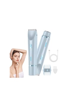 2'si 1 Arada Kadın Vücut Tıraş Makinesi Saç Düzeltici Çift Kafa Tıraş Makinesi Kadınlar İçin Ipx7 Su Geçirmez Kablosuz Islak Ve Kuru Bikini Giyotin Mavi 2'si 1 Arada Kadın Vücut Tıraş Makinesi Saç Düzeltici Çift Kafa Tıraş Makinesi Kadınlar İçin Ipx7 Su Geçirmez Kablosuz Islak Ve Kuru Bikini Giyotin Mavi