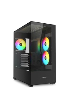 Sharkoon Kasa Mıd Tower Psusuz 3xfan Sk6 Argb Black Sharkoon Kasa Mıd Tower Psusuz 3xfan Sk6 Argb Black