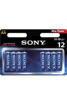 Sony Stamina Plus Alkalin AA Kalem Pil 12'li