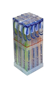 Banat Compact Diş Fırçası Medium 12 Adet Banat Compact Diş Fırçası Medium 12 Adet