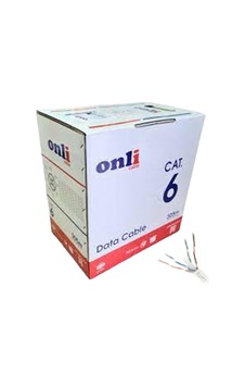 Onli U-UTP 24 Awg Cca 305M Cat6 Kablo Onli U-UTP 24 Awg Cca 305M Cat6 Kablo