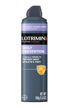 Lotrimin Deodorant Powder Spray Daily Prevention 160 G