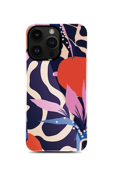 Teleplus Apple Uyumlu iPhone 14 Pro Max Kılıf Hd Desenli Kajsa Shield Plus Flower Graphic Serisi Kapak