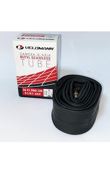 Velomann 26x1.90/2.125 IV 40mm İnce Sibop Bisiklet İç Lastik Velomann 26x1.90/2.125 IV 40mm İnce Sibop Bisiklet İç Lastik