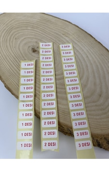 Desi Yazılı Yapışkanlı Etiket 300 Adet Desi Yazılı Yapışkanlı Etiket 300 Adet