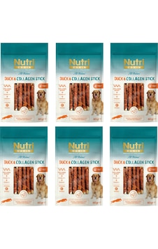 Nutri Canin Ördek Eti Sargılı Kolajen Çubuk Tahılsız Köpek Et Ödülü 80 G X 6 Adet