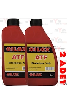 Oilox Atf Hidrolik Kırmızı Direksiyon Yağı 2 x 900 ML Oilox Atf Hidrolik Kırmızı Direksiyon Yağı 2 x 900 ML