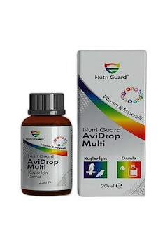 Nutri Guard Avi Drop 20 Ml Muhabbet Kuşu Ve Papağanlar İçin Genel Multivitamin Takviyesi