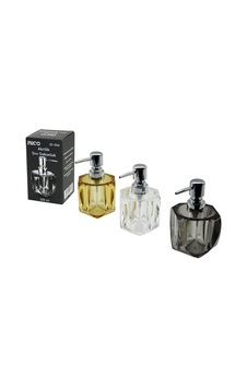 Tombul Kare - 4-kalpli Gövde Şeffaf - Renkli Akrilik - Mika Kristal Sıvı Sabunluk 220ml 5047 Çok Renkli Tombul Kare - 4-kalpli Gövde Şeffaf - Renkli Akrilik - Mika Kristal Sıvı Sabunluk 220ml 5047 Çok Renkli