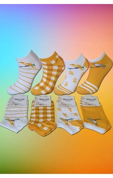 Meine Liebe 4'lü Sweet Birdy Kısa Çorap Koleksiyonu Sarı Meine Liebe 4'lü Sweet Birdy Kısa Çorap Koleksiyonu Sarı
