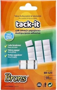 Brons Tack-It Hamur Yapıştırıcı Beyaz Brons Tack-It Hamur Yapıştırıcı Beyaz