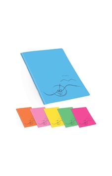 Keskin Color Basic 96 Yaprak A4 Defter Kareli 2 Adet Çok Renkli