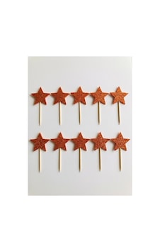 Yıldız Turuncu Simli Cupcake Kürdanı Doğum Günü Parti Ve Pasta Süsü 10 Lu 5cm Yıldız Turuncu Simli Cupcake Kürdanı Doğum Günü Parti Ve Pasta Süsü 10 Lu 5cm