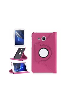 Galaxy Tab 4 T280 Uyumlu Zore Dönebilen Standlı Kılıf-pembe Koyu Tablet Kılıfı Galaxy Tab 4 T280 Uyumlu Zore Dönebilen Standlı Kılıf-pembe Koyu Tablet Kılıfı