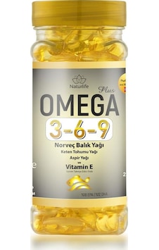 Naturlife Omega 3 6 9 Norveç Balık Yağı 200 Kapsül