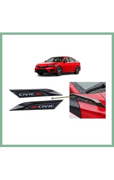 Bşkvirgo Honda Civic Fe1 2022 Ve Sonrası Uyumlu Çamurluk Üstü Ventil Dekoru Seti Parlak Siyah Bsk2026 Standart Bşkvirgo Honda Civic Fe1 2022 Ve Sonrası Uyumlu Çamurluk Üstü Ventil Dekoru Seti Parlak Siyah Bsk2026 Standart