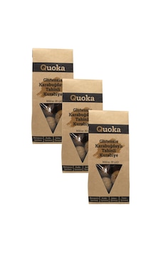 Quoka Glutensiz Rafine Şekersiz Tahinli Kurabiye 3 x 80 G Quoka Glutensiz Rafine Şekersiz Tahinli Kurabiye 3 x 80 G
