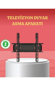 32-42 İnç Tv Askı Aparatı Kolay Kurulum Düz Ve Kompakt Tasarım Abanoz - Beyaz 32-42 İnç Tv Askı Aparatı Kolay Kurulum Düz Ve Kompakt Tasarım Abanoz - Beyaz