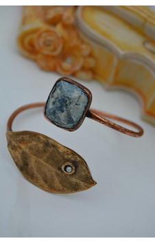 Stoneagejewellery Stoneage Sodalit Taşlı El Yapimi Bileklik N11.119982 Bronz Stoneagejewellery Stoneage Sodalit Taşlı El Yapimi Bileklik N11.119982 Bronz