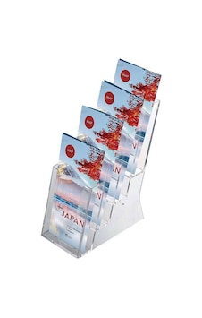 4 Katlı 1/3 A4 Masaüstü Broşürlük 5li Paket 4 Katlı 1/3 A4 Masaüstü Broşürlük 5li Paket