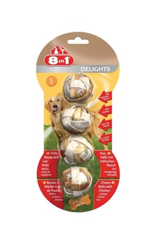 8in1 Delights Bones Köpekler İçin Ağız Bakım Kemiği Çiğneme Topu Small 4 Adet 8in1 Delights Bones Köpekler İçin Ağız Bakım Kemiği Çiğneme Topu Small 4 Adet