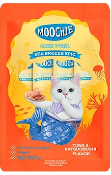 Moochie Ton Balıklı Katsuobushi Sıvı Kedi Ödülü 5 x 15 G Moochie Ton Balıklı Katsuobushi Sıvı Kedi Ödülü 5 x 15 G