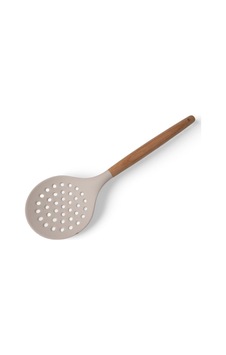 Deconox Bambu Saplı Silikon Kevgir, Bambu Uzun Silikon Geniş Kevgir 27cm 3 Renk Seçenekli Krem Sku: Zeusstk2ef3d4ed2f Abanoz