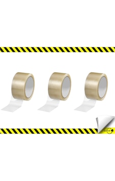 Lorex Yüksek Kalite Koli Bandı 45mm X 100 Metre Şeffaf 3adet