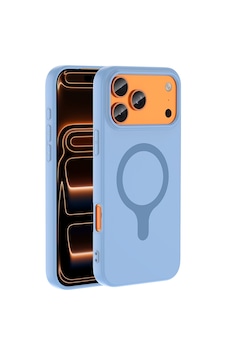 İphone 18 Pro Max Kılıf M-safe Şarj Özellikli Zore Aris Silikon Kapak - Baby Blue İphone 18 Pro Max Kılıf M-safe Şarj Özellikli Zore Aris Silikon Kapak - Baby Blue