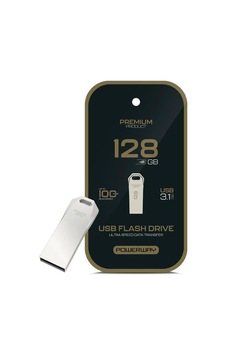 Powerway Premium 128 Gb 100mb/s Ultra Hızlı Usb 3.1 Metal Silver Flash Bellek Standart Powerway Premium 128 Gb 100mb/s Ultra Hızlı Usb 3.1 Metal Silver Flash Bellek Standart
