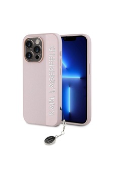 Apple Uyumlu iPhone 15 Pro Max Kılıf Karl Lagerfeld Lisanslı Anahtarlıklı Taşlı Saffiano Rhinestones Pembe Apple Uyumlu iPhone 15 Pro Max Kılıf Karl Lagerfeld Lisanslı Anahtarlıklı Taşlı Saffiano Rhinestones Pembe