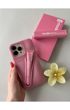 Apple iPhone 14 Pro Uyumlu Lip Case Ruj Bölmeli Rujlu Kılıf Ribbon Pembe Apple iPhone 14 Pro Uyumlu Lip Case Ruj Bölmeli Rujlu Kılıf Ribbon Pembe