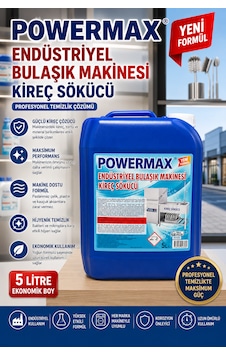 Powermax Endüstriyel Bulaşık Makinesi Kireç Sökücü 5 Litre Profesyonel Bakım Ürünü Powermax Endüstriyel Bulaşık Makinesi Kireç Sökücü 5 Litre Profesyonel Bakım Ürünü
