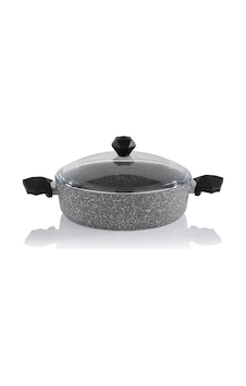 Schafer Cory Y.Y.Basık Tencere 30 CM Gri Schafer Cory Y.Y.Basık Tencere 30 CM Gri