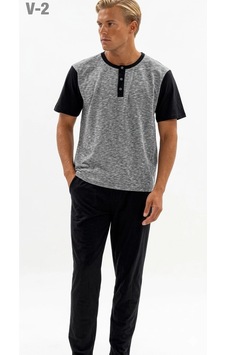 Alfa Aksesuar 03 Kly Battal Erkek Pijama Takımı 2205 İndigo Alfa Aksesuar 03 Kly Battal Erkek Pijama Takımı 2205 İndigo