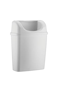 Rulopak Duvara Monte 6L Çöp Kovası - Beyaz Rulopak Duvara Monte 6L Çöp Kovası - Beyaz