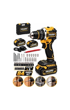Dragro Drg-21v Çelik Mandren S Kömürsüz Motor Darbeli Şarjlı Matkap Vidalama Dragro Drg-21v Çelik Mandren S Kömürsüz Motor Darbeli Şarjlı Matkap Vidalama