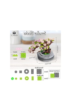 Sukulent Ve Sakura Saksı Bitki Yapı Blokları Seti, Kendin Yap Buket 41bordocipsobeyaz Sukulent Ve Sakura Saksı Bitki Yapı Blokları Seti, Kendin Yap Buket 41bordocipsobeyaz