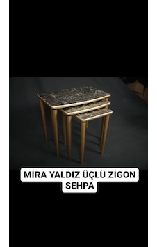 Moleni Mira Yaldız Zigon Sehpa Moleni Mira Yaldız Zigon Sehpa