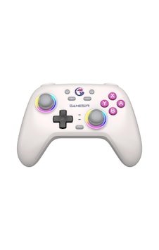 Nova Wireless Switch Pro Controller Switch/lite/oled İçin, Hall Efektli Joysticks, Rgb Led, Turbo, Programlanabilir, Hareket Kontrolü, Uyandırma Fonksiyonu Beyaz