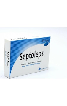 Septoleps Adaçayı-Nane-Mentol Aromalı Pastil 24 Adet