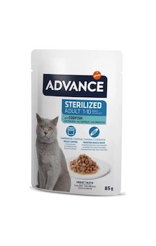 Advance Morina Balıklı Kısırlaştırılmış Yetişkin Kedi Konservesi 85 G