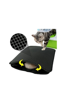 Aquahome Elekli Kedi Tuvaleti Paspası 58 x 40 CM