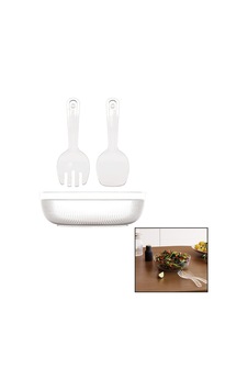 Dünya 10728-102 3 Parça Salata Seti - Mika Kristal Plastik 4000 Ml Kase, Çatal Ve Kaşık- 18'li Paket Diğer Dünya 10728-102 3 Parça Salata Seti - Mika Kristal Plastik 4000 Ml Kase, Çatal Ve Kaşık- 18'li Paket Diğer