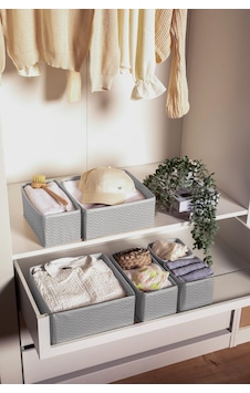 Serstil 6'lı Çekmece İçi Düzenleyici Organizer Set - Çok Amaçlı Dolap Içi Kutu Seti - Gri Martı Martı Gri Serstil 6'lı Çekmece İçi Düzenleyici Organizer Set - Çok Amaçlı Dolap Içi Kutu Seti - Gri Martı Martı Gri